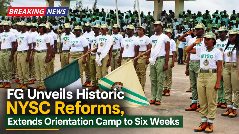 FEC Approves Sweeping NYSC Reforms, Introduces Six-Week Orientation, Civilian Leadership and New Uniform.