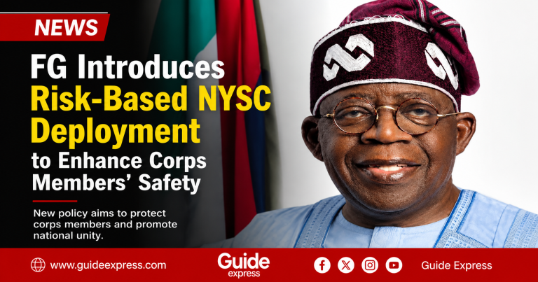 FG Introduces Risk-Based NYSC Deployment to Enhance Corps Members Safety