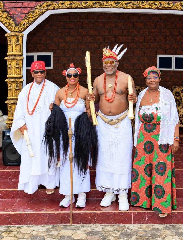 ACNPN Celebrates Obi Dr. Henry Ajudua, Wife on 2nd Anniversary of Eze Title